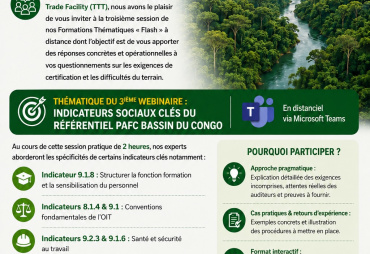 Flash Webinaire de Formation PAFC 22 octobre : une troisième session consacrée aux indicateurs sociaux clés